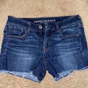 american eagle denim shorts
